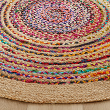 Load image into Gallery viewer, Braided Natural Jute Multicolor Hand-Woven Area Rug/Carpet/Mat
