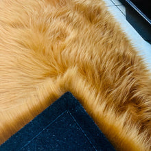 Load image into Gallery viewer, Golden Fur Bedside Faux Fur Runner, Luxury Fluffy Runner - 60x150 Cm - 2x5 feet
