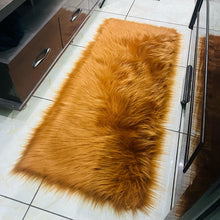 Load image into Gallery viewer, Golden Fur Bedside Faux Fur Runner, Luxury Fluffy Runner - 60x150 Cm - 2x5 feet
