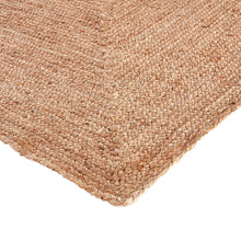 Load image into Gallery viewer, Square Braided Natural Rug Hand Woven Jute/Rug - Beige
