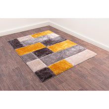 Load image into Gallery viewer, Yellow Gray Box Stylish Shaggy Carpet/Mat/Rug
