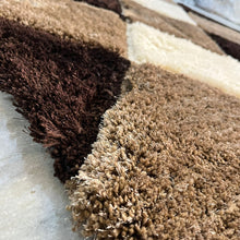 Load image into Gallery viewer, Brown Multi Modern Premium Shaggy Rug
