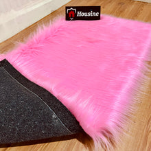 Load image into Gallery viewer, Pink Faux Fur Rug, Luxury Fluffy Rugs
