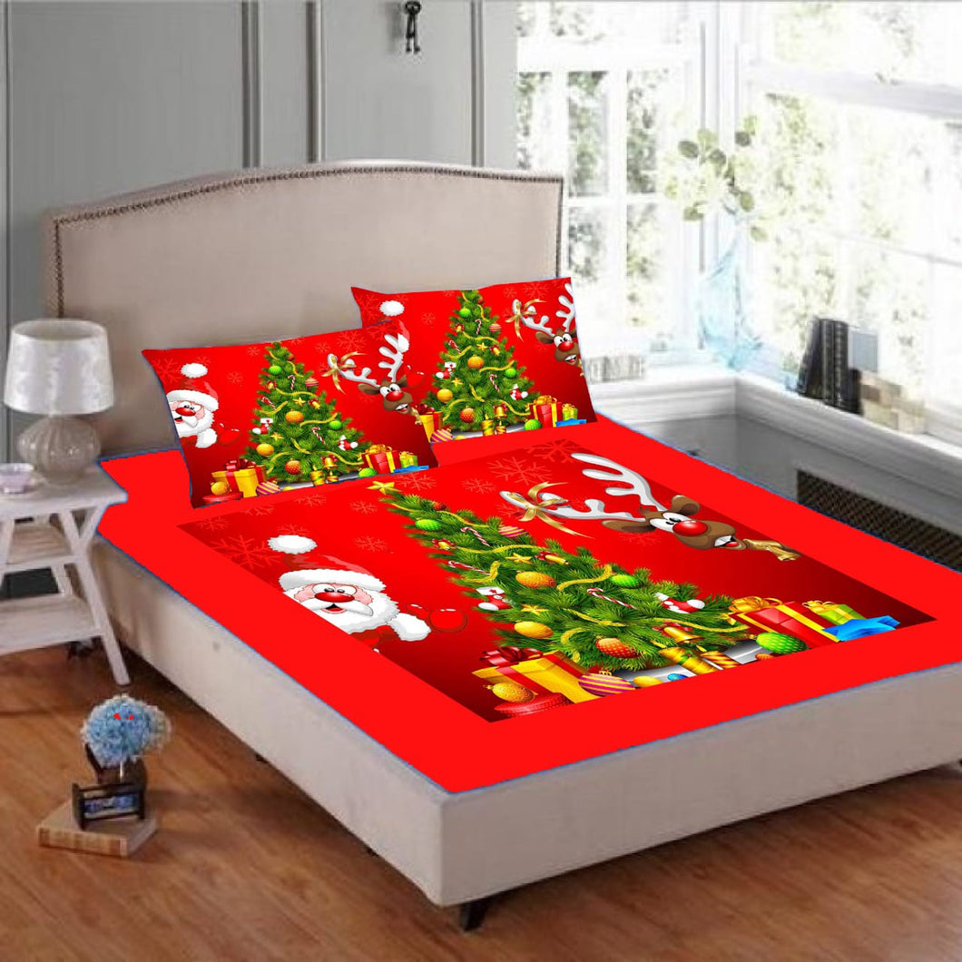 Digital printed bedsheets velvet  - BED-0071