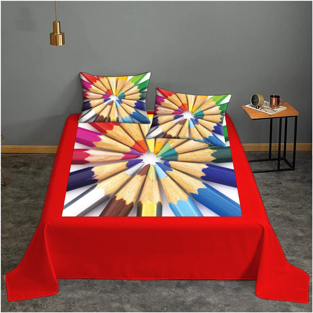 Digital printed bedsheets velvet  - BED-0089