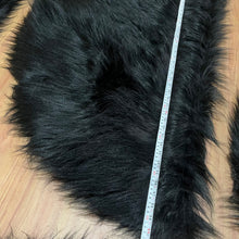 Load image into Gallery viewer, D Shape Bedside Faux Fur Runner, Luxury Fluffy Runner - 60x150 Cm - Black
