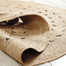 Load image into Gallery viewer, Natural Jute Oval Collection Classic Hand Woven Area Rug
