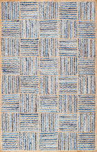 Load image into Gallery viewer, Braided Natural Denim with Collection Hand Woven Area Rug
