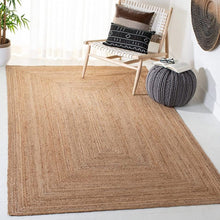 Load image into Gallery viewer, Braided Natural Jute Fiber Collection Hand Woven Area Rug
