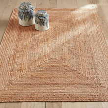 Load image into Gallery viewer, Braided Natural Jute Fiber Collection Hand Woven Area Rug
