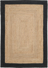 Load image into Gallery viewer, Braided Natural Jute with Black Cotton
