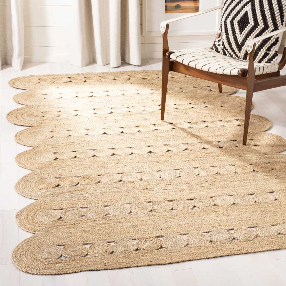 Braided Jute Collection Classic Hand Woven Area Rug