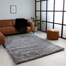 Load image into Gallery viewer, Silver Plain Premium Micro Shag Rug
