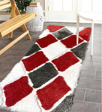 Load image into Gallery viewer, Red Multi Premium Stylish Shaggy Rug
