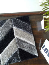 Load image into Gallery viewer, Gray Multi Stylish Design Shag Rug
