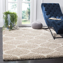 Load image into Gallery viewer, Beige &amp; Ivory Beautiful Premium Micro Shag Rug
