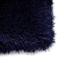 Load image into Gallery viewer, Blue Plain  - Premium Round Shaggy Rug
