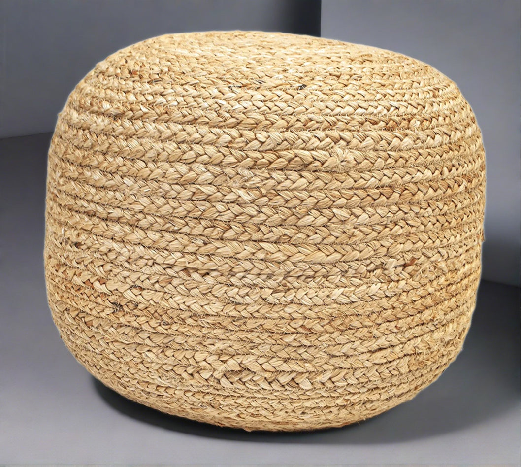 Natural Jute Pouf/Ottoman